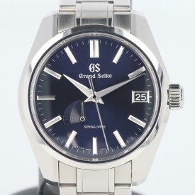 グランドセイコー【GRAND SEIKO】SBGA375 9R65-0CV0 ヘリテージコレクション スプリングドライブ ミッドナイトブルー文字盤 シルバー ステンレススチール/SS ブランド 自動巻き メンズ/男性 ギフト プレゼント【中古】h