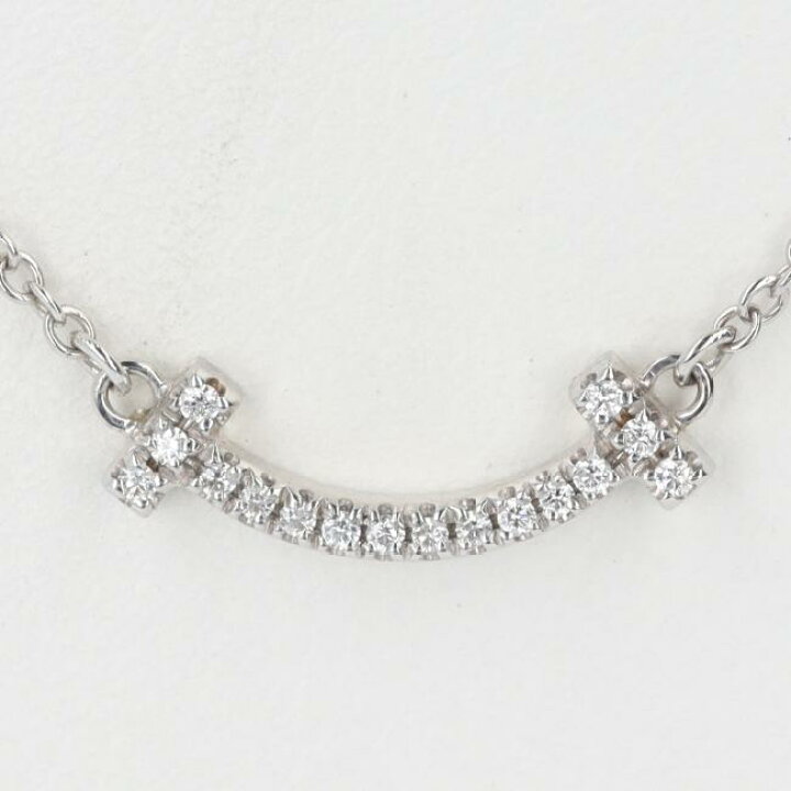 楽天市場】ティファニー【Tiffany＆Co.】K18WG/750 ダイヤモンド付T  