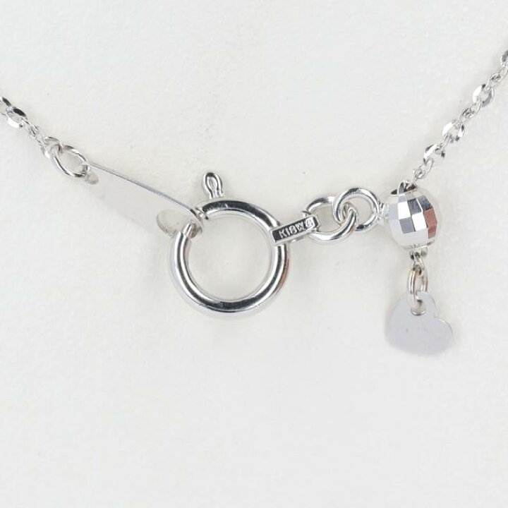 楽天市場】K18WG マルチストーン付ダイヤモンドネックレス AQ2.77ct/A2 