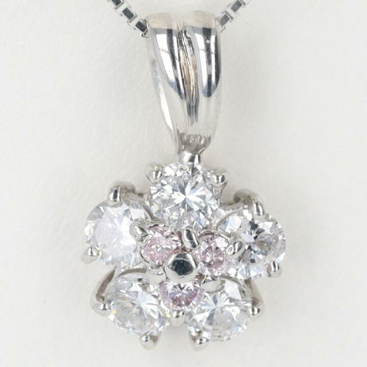 楽天市場】PT900/PT850 ダイヤモンドネックレス D1.00ct 約45cm/約4.7g  