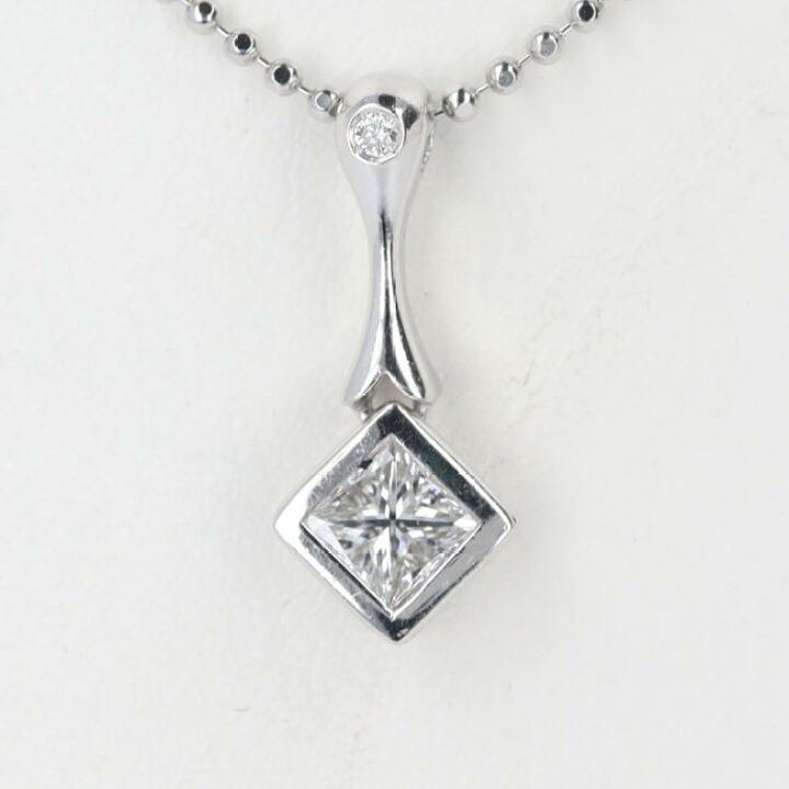 楽天市場】PT900/850 ダイヤモンドネックレス D0.23ct/D0.01ct 約40cm 