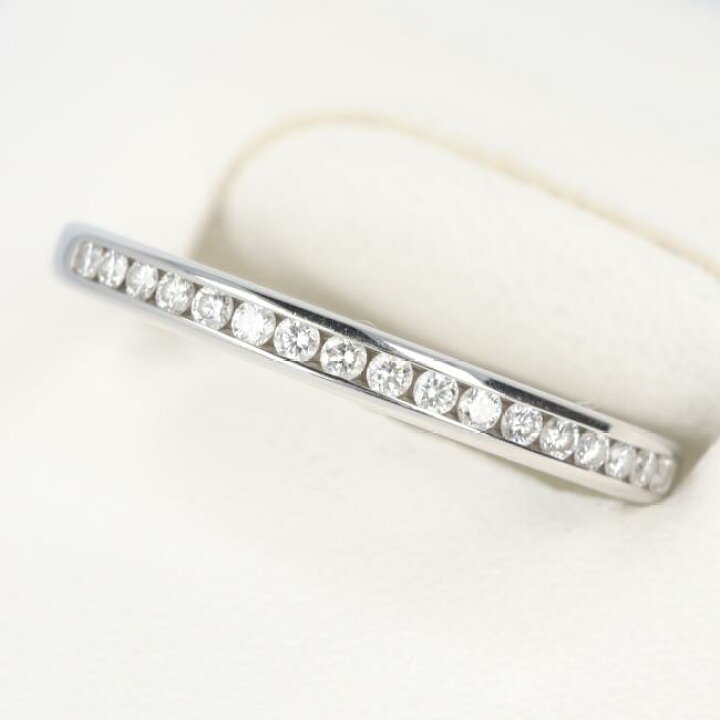 楽天市場】ティファニー【Tiffany&Co.】PT950 ハーフエタニティリング 