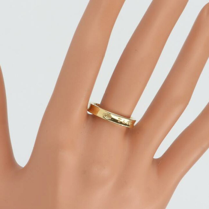 楽天市場】ティファニー【Tiffany＆Co.】K18YG 1837 ナローリング 約 