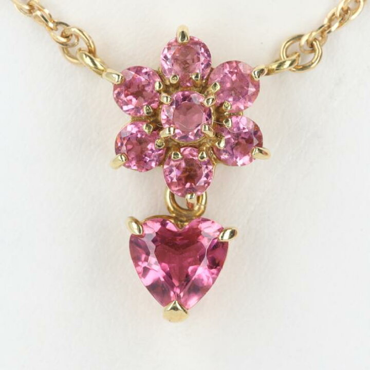 楽天市場】ジュエリーマキ【JEWELRY MAKI】K18YG ピンクトルマリン 