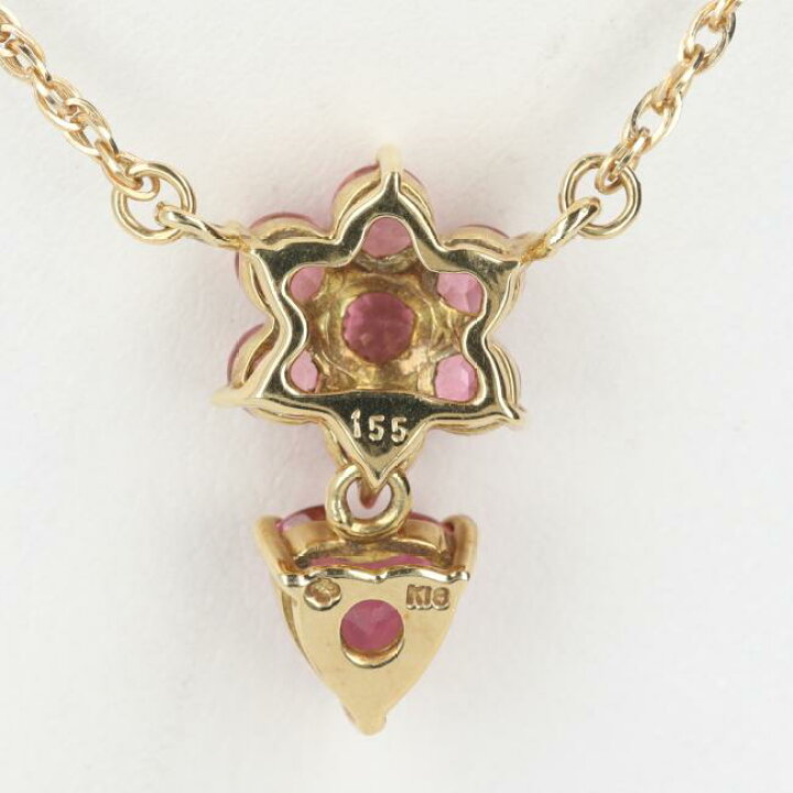 楽天市場】ジュエリーマキ【JEWELRY MAKI】K18YG ピンクトルマリン 
