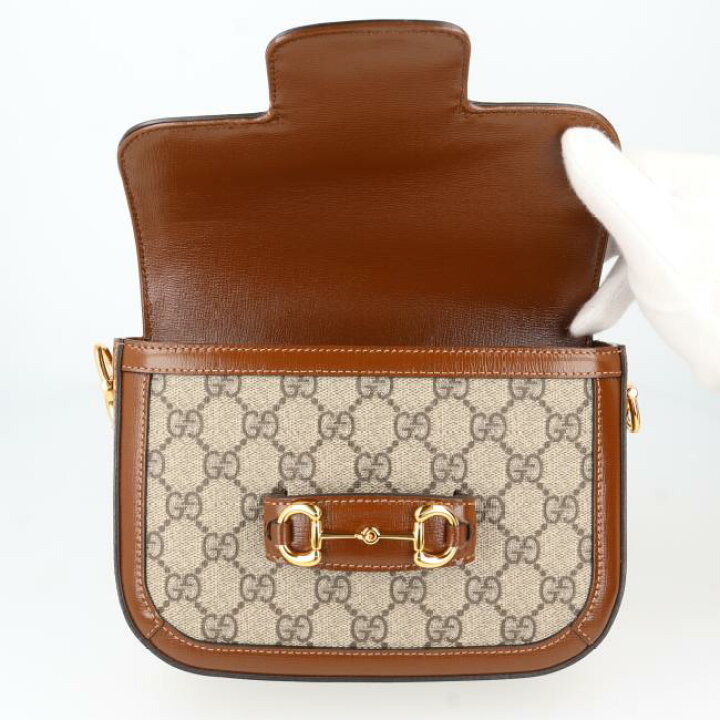 楽天市場】グッチ【GUCCI】658574 ロゴ ホースビット 1955 レザー GG  
