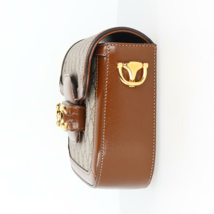 楽天市場】グッチ【GUCCI】658574 ロゴ ホースビット 1955 レザー GG 