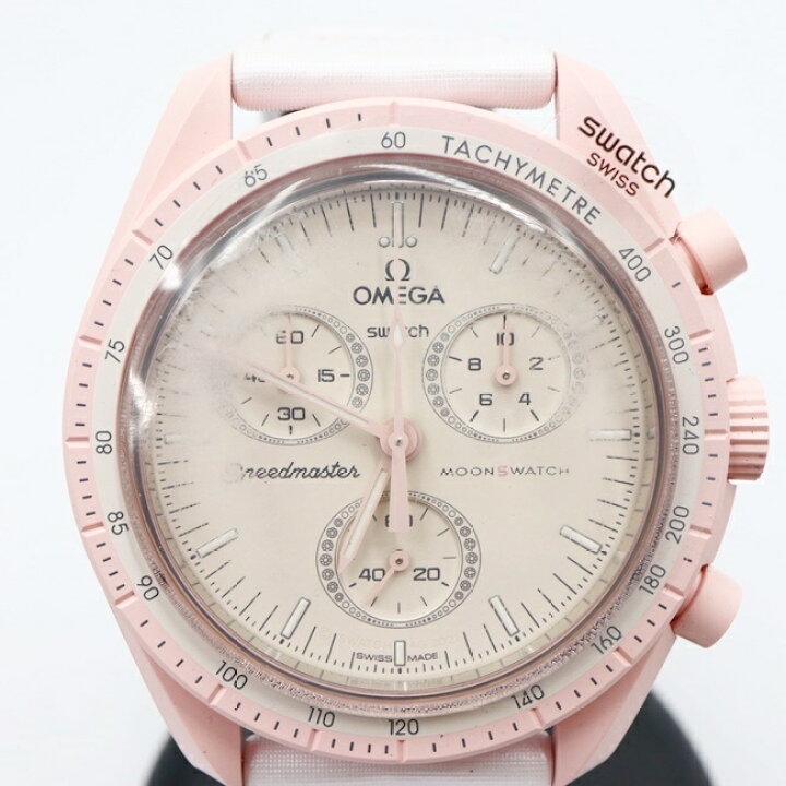 楽天市場】スウォッチ【Swatch】SO33P100 OMEGA×Swatch ミッショントゥ  
