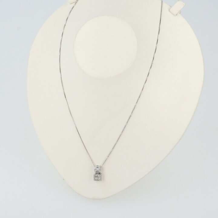 楽天市場】PT900 ダイヤモンドネックレス D0.40ct 約42cm/約4.4g 