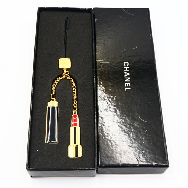 楽天市場】シャネル【CHANEL】非売品 携帯ストラップ リップ 