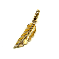 K10フェザートップ K18ネックレス 22093-286 K18 フェザー/P L(Diamond) | CROCE・VIGOR オ