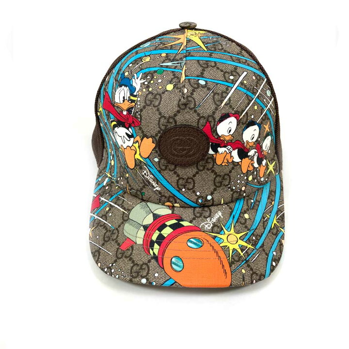 楽天市場】N【中古】【GUCCI】グッチ ベースボールキャップ ディズニー 