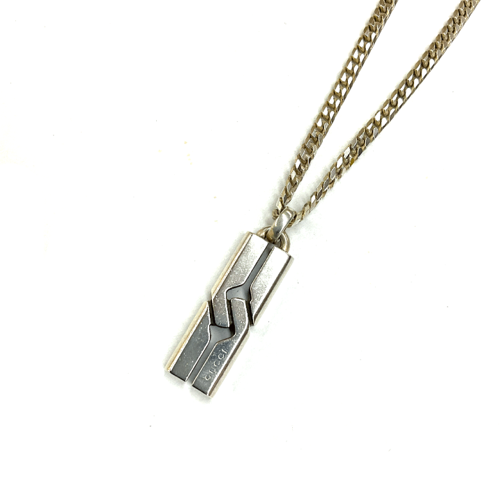 楽天市場】N【GUCCI】グッチ SV925ノットインフィニティネックレス