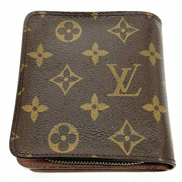 楽天市場】O 【LOUIS VUITTON】コンパクトジップ M61667 二つ折り財布  