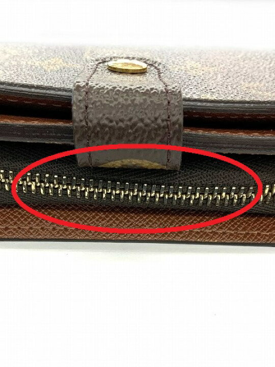 楽天市場】O 【LOUIS VUITTON】コンパクトジップ M61667 二つ折り財布 