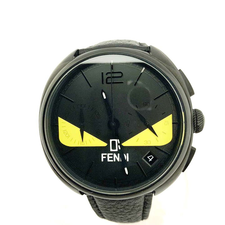 楽天市場】O【FENDI】21200G モンスターバグズクロノグラフ ブラック  