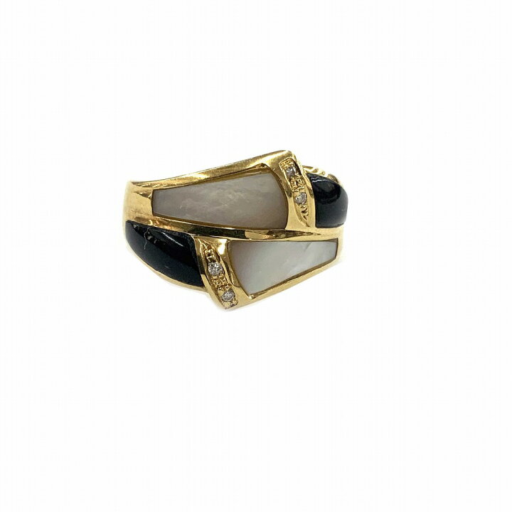 楽天市場】o【K18】 色石リング 指輪 K18 18金 ダイヤ 0.03ct 重量約  