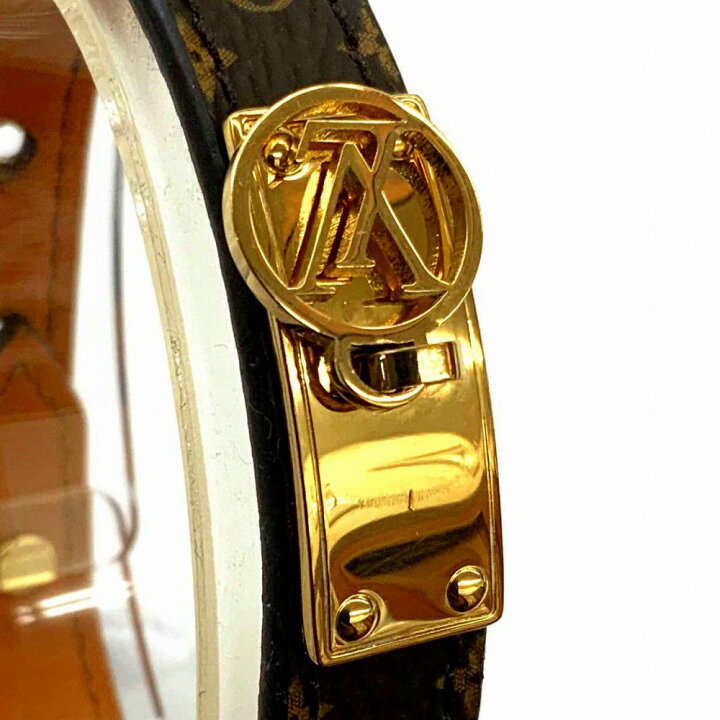 楽天市場】O【LOUIS VUITTON】ブレスロゴマニア M4150F ブラウン 