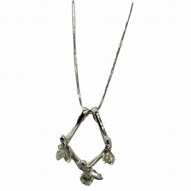 o 【K18WG】 ダイヤネックレス　D1.00ct　ホワイトゴールド　K18WG　 レディース　女性　アクセサリー 　総重量約4.3g 約46cm ジュエリー　お洒落　　ゴージャス　 《かんてい局小山店》31032029318-27o-a