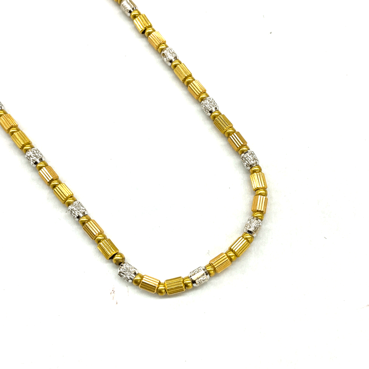 k18 スリーカラーネックレス