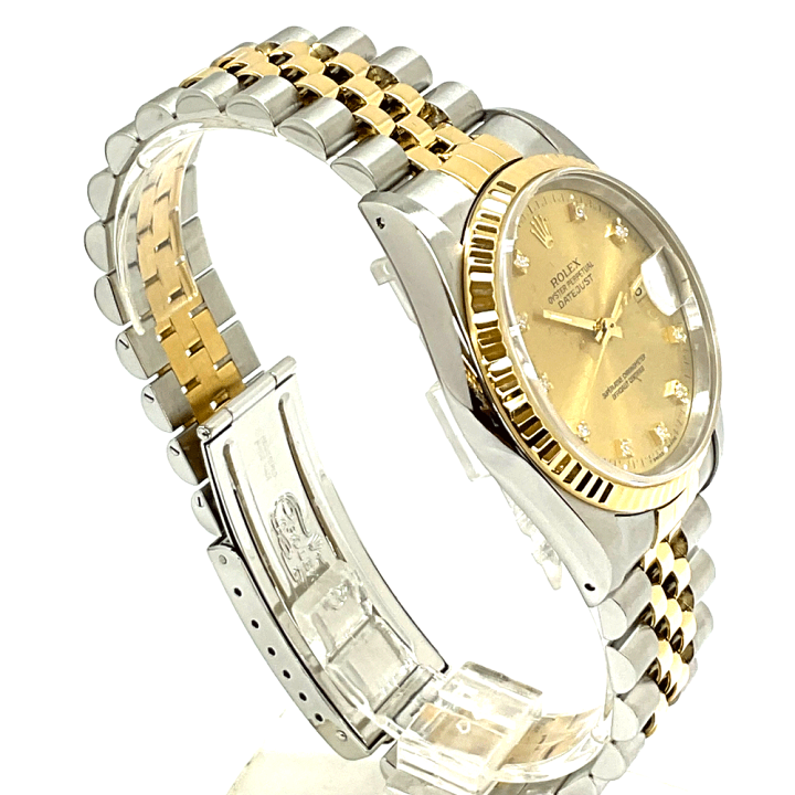 楽天市場】N【ROLEX】ロレックス デイトジャスト 16233G 旧ダイヤ