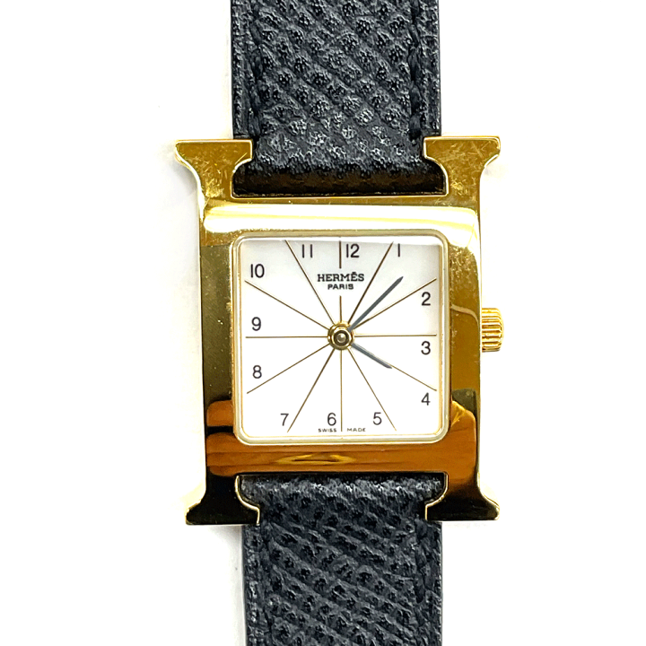 楽天市場】N【中古】【HERMES】エルメス Hウォッチ クオーツ時計 HH1  