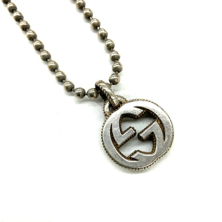 楽天市場】N【中古】【GUCCI】グッチ インターロッキングGネックレス 