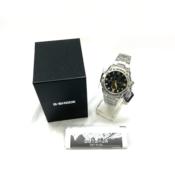に*)様 G-SHOCK GST-B100 タフソーラー ステンレス 楽天市場】N【中古】【CASIO】カシオ G-SHOCK タフソーラー