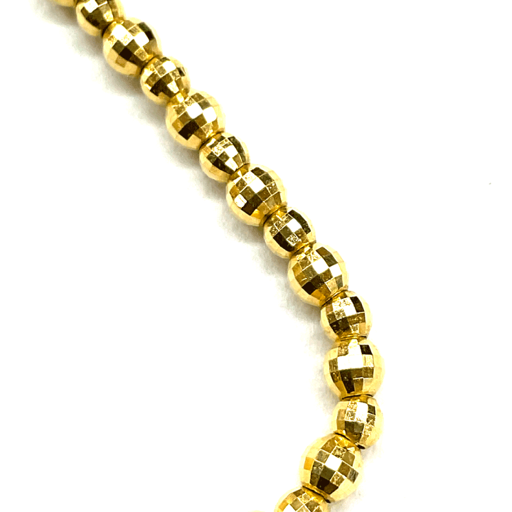 楽天市場】N【中古】K18ミラーボールネックレス 約40～45cm 総