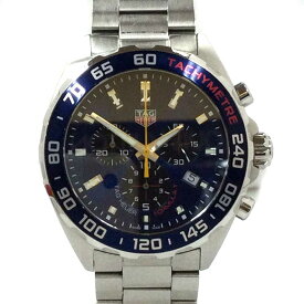 N【中古】【TAG-HEUER】 タグホイヤー フォーミュラ1クロノグラフレッドブルレーシング　クオーツ時計　CAZ101AB　 ステンレス　シルバーカラー×ブルーベゼル/文字盤 　外箱/箱/ギャラ　メンズ　ブランド 腕時計 　質屋かんてい局那須塩原店★ 3100008-53n