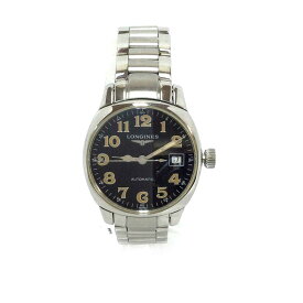 N【中古】【LONGINES】ロンジン　スピリット　自動巻　腕時計　L.2.198.4.53.2　シルバーカラー×ブラック文字盤　レディース　ブランド時計　現状販売　本体のみ　質屋かんてい局那須塩原店★3100275-2n