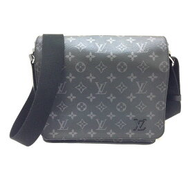 N 【LOUIS VUITTON】ルイ ヴィトン　ディストリクトPM　N40188　CA2198　モノグラムエクリプス　ショルダーバッグ　メンズ　ブラック×グレー　ブランドバッグ　鞄　質屋かんてい局那須塩原店★3100427-303n