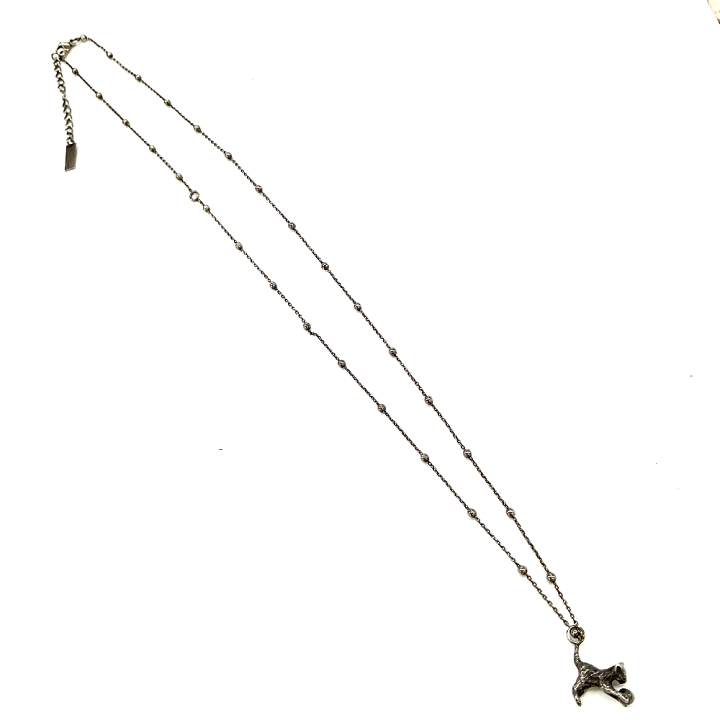 美品⭐️ SAINT LAURENT 猫チャーム ネックレス 楽天市場】N【SAINT LAURENT】サンローラン キャットトップ
