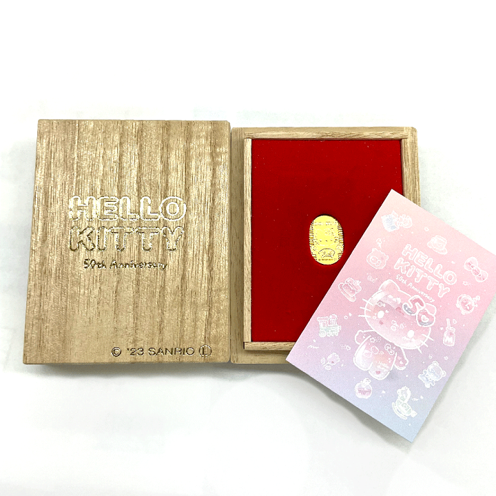 楽天市場】N【中古】【K24】ハローキティ 50周年限定純金小判 エロー