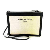美品】バレンシアガ ショルダーバッグ 2way ネイビーポシェット