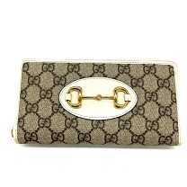 美品 グッチ 長財布 ホースビット柄 エンボス加工レザー 筆記体 GUCCI グッチ 長財布 ホースビット ブラック エンボス加工レザー