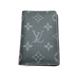 N【中古】【LOUIS VUITTON】ルイヴィトン　オーガナイザードゥポッシュ　M61696　 TA1158　モノグラムエクリプス　グレー×ブラック　カードケース　名刺入れ　ブランド小物　メンズ小物　質屋かんてい局那須塩原店 R2501742
