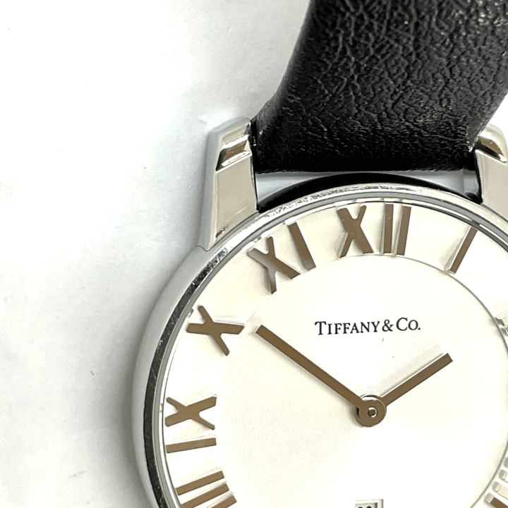 ティファニー アトラス ラウンド クオーツ 黒 レディース 時計 ブランド 稼働 ティファニー ｜TIFFANY & Co.｜アトラスラウンド｜クォーツ