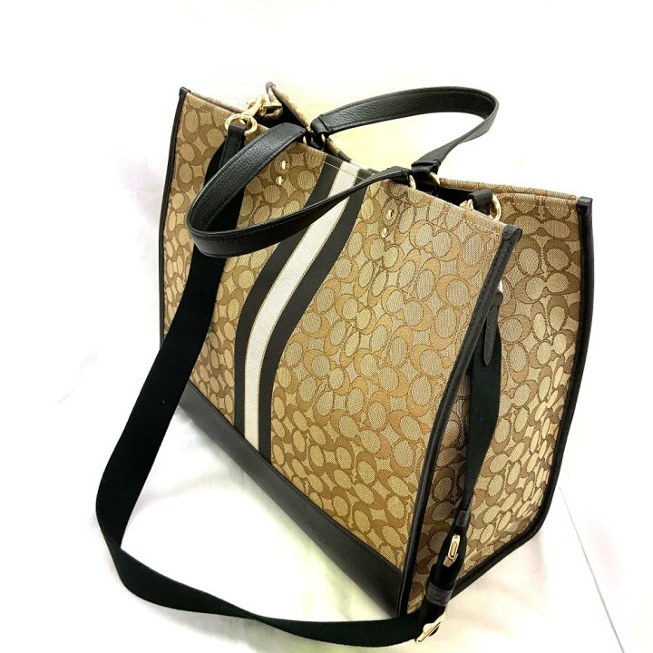 楽天市場】N【中古】【COACH】コーチ 2WAYトートバッグ C1548 ブラック 