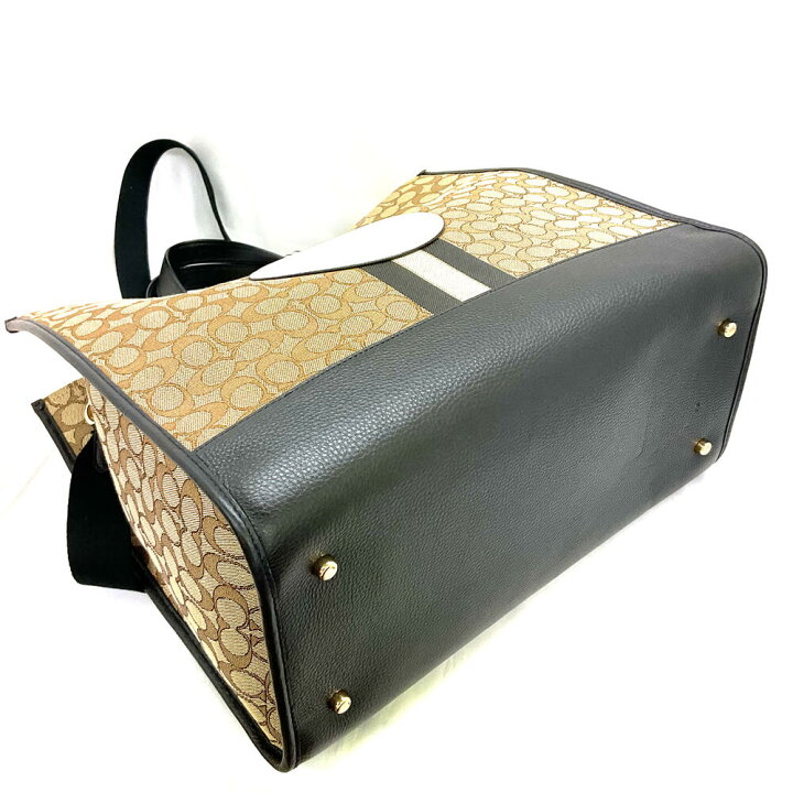 楽天市場】N【中古】【COACH】コーチ 2WAYトートバッグ C1548 ブラック 