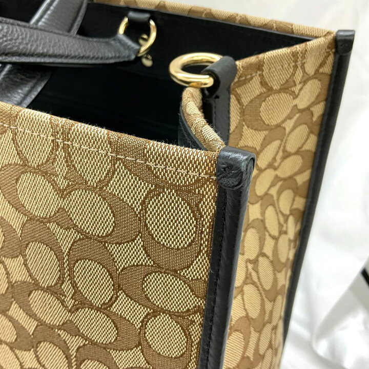 楽天市場】N【中古】【COACH】コーチ 2WAYトートバッグ C1548 ブラック 