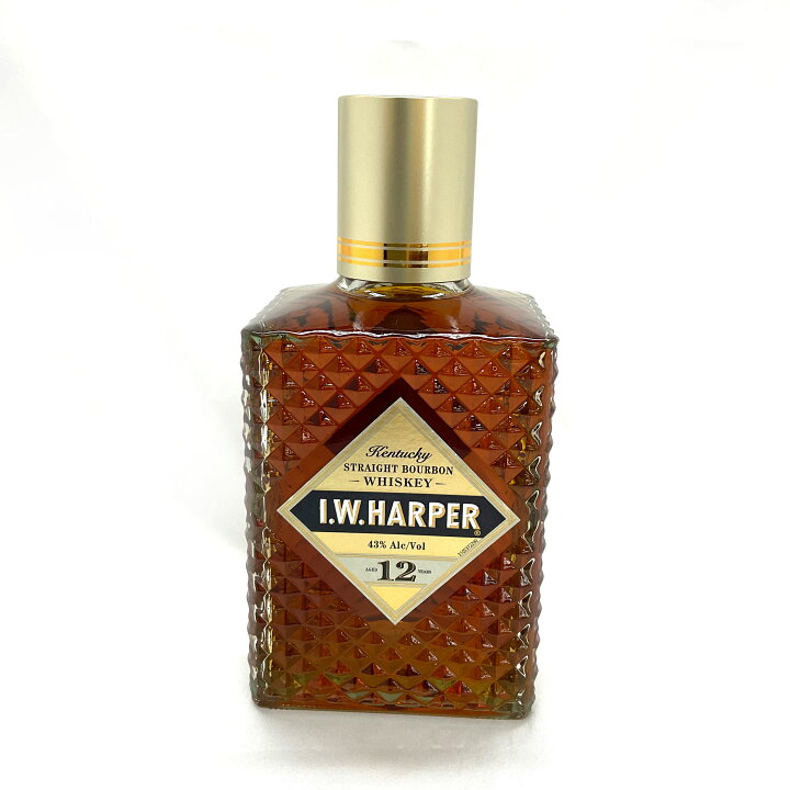 楽天市場】N【中古】【ウイスキー】IWハーパー12年 750ml 43% バーボン 
