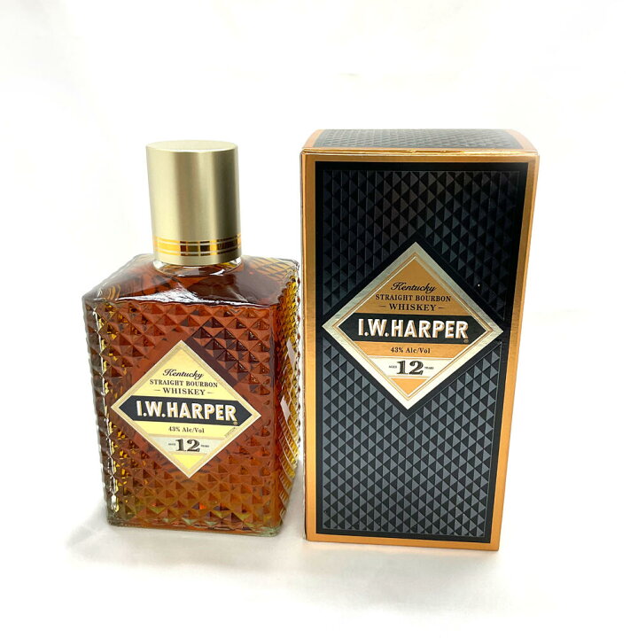 楽天市場】N【中古】【ウイスキー】IWハーパー12年 750ml 43% バーボン 