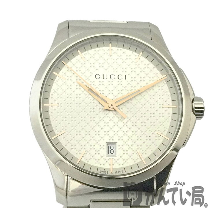 楽天市場】T【GUCCI】Gタイムレス YA1264052 クォーツ 電池 日常生活 