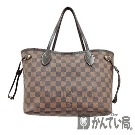 K　LOUIS VUITTON　ネヴァーフルPM　N51109　MB1048　本体のみ　ダミエ　エベヌ　ハンドバッグ　トートバッグ　送料無料　お買い得　特別価格　レディース　女性用　可愛い　定番　ルイヴィトン　中古　質屋かんてい局　鹿沼店　31005409310-141k-m