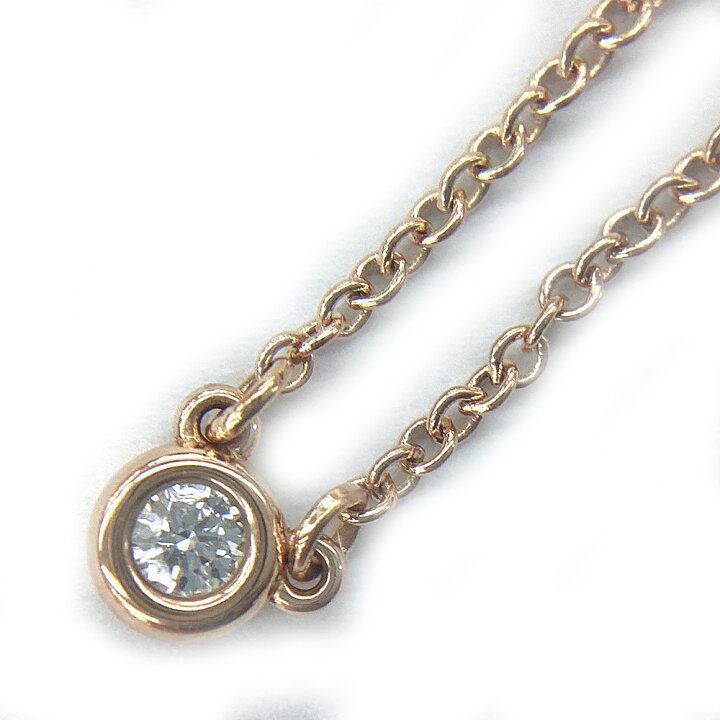 楽天市場】K TIFFANY&Co. バイザヤードペンダントネックレス 750 K18YG 