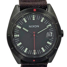 K　NIXON　　腕時計　NA355001　ブラック文字盤　ステンレス　電池　クォーツ　ビジネス　送料無料　お買い得　お値打ち品　シンプル　ファッション時計　腕時計　ニクソン　中古　質屋かんてい局　鹿沼店　31000769310-13k