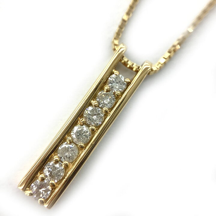 楽天市場】K ダイヤネックレス K18 D0.30ct 約3.7g 本体のみ 送料込 