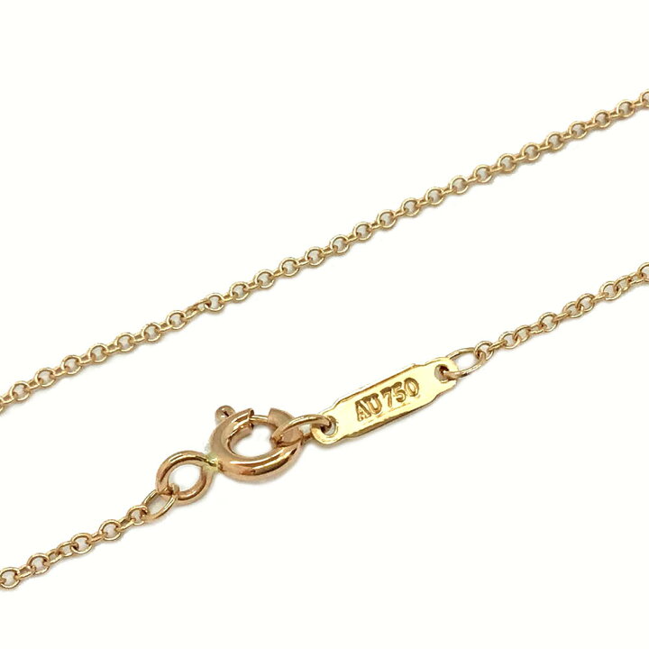楽天市場】T【TIFFANY.Co】 ダブルハートタグペンダント AU750 K18PG 