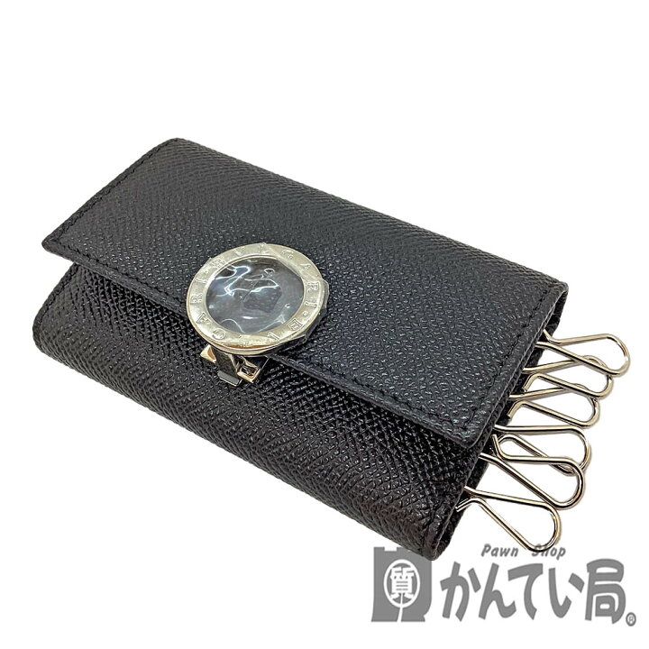 楽天市場】T【BVLGARI】6連キーケース 30422 レザー ブラック シルバー  
